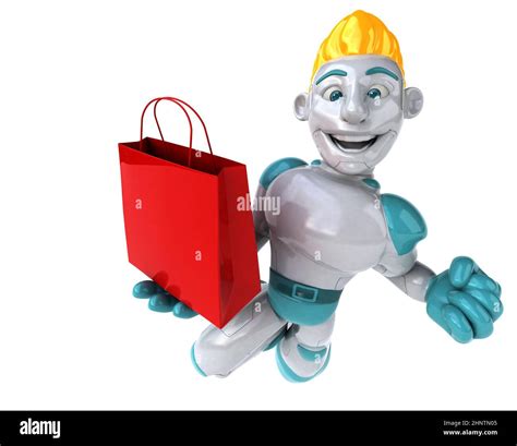 Robot 3d Illustration Stock Photo Alamy