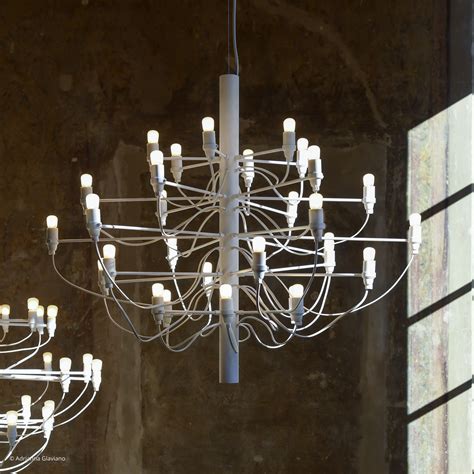 FLOS 2097 30 LED Chandelier Frosted White Lights Co Uk