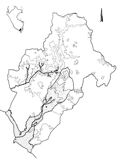 Mapa Del Departamento De Moquegua Indicando La Ubicacion Del Rea De