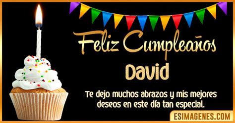 Feliz Cumplea Os David Tarjetas Y