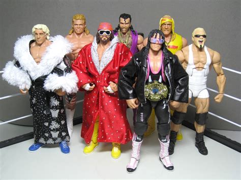 7 wrestlers who had the figure treatment across 4 toy lines ...