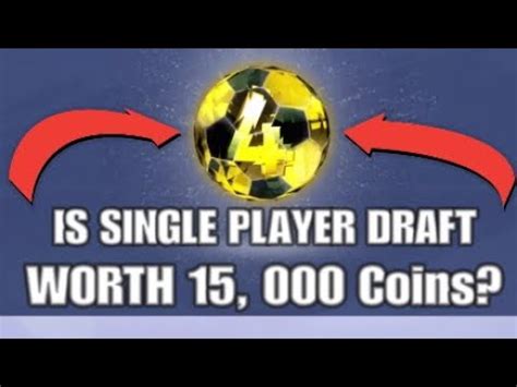 Is Single Player Draft Worth Coins Youtube