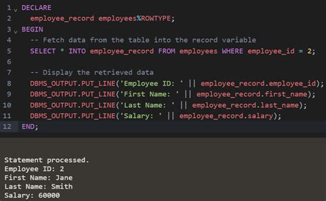 How To Declare A Variable In Pl Sql Geeksforgeeks