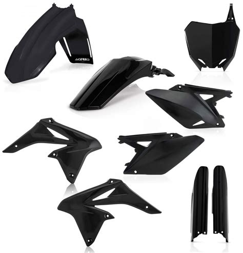 Acerbis Plastic Kit Suzuki Rmz 250 10 18 Black Rival Ink Design Co