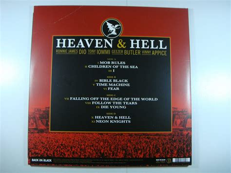 Black Sabbath Heaven And Hell Neon Nights Live At Wacken Vintage