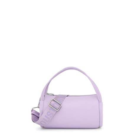 Bolso Duffle De Piel Peque O De Piel Lila Tous Miranda Tous