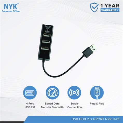 Usb Hub Nyk H 01 Port 4 V2 0 Lazada Indonesia