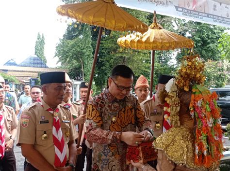 Pj Bupati Lahat Muhammad Farid Buka Rakercab Gerakan Pramuka Lahat