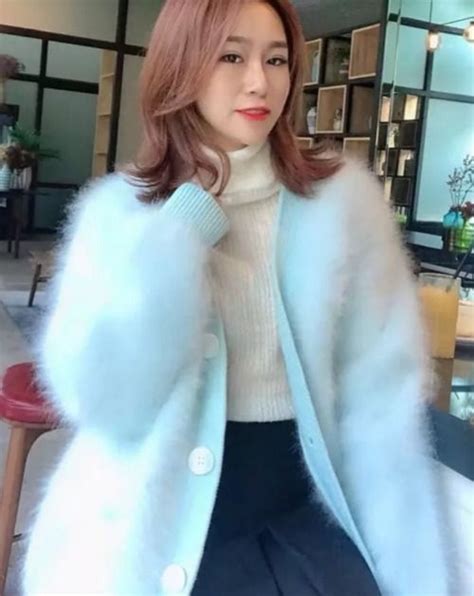 Angora Fluffy In 2023 Angora Sweater Fuzzy Cardigan Angora