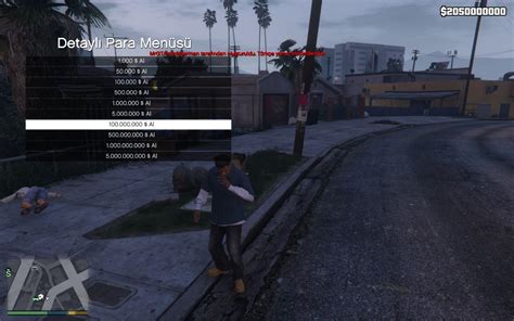 Detailed Money Menu Turkish Language Gta5