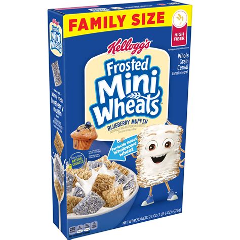 Kelloggs® Frosted Mini Wheats® Blueberry Cereal Smartlabel™