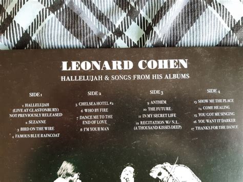 LEONARD COHEN Hallelujah Songs From His Albums