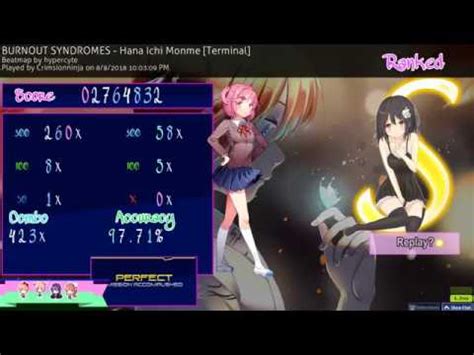 Hana Ichi Monme By BURNOUT SYNDROME S Rank YouTube