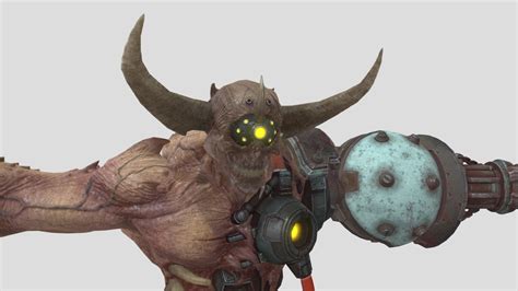 Doom Hunter Download Free 3d Model By Irons3th F7d74e1 Sketchfab