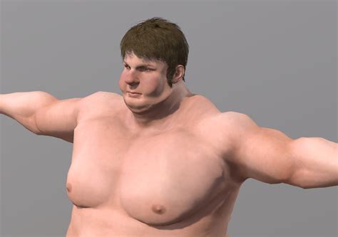 3D Model Character Rigged Naked TurboSquid 1554218