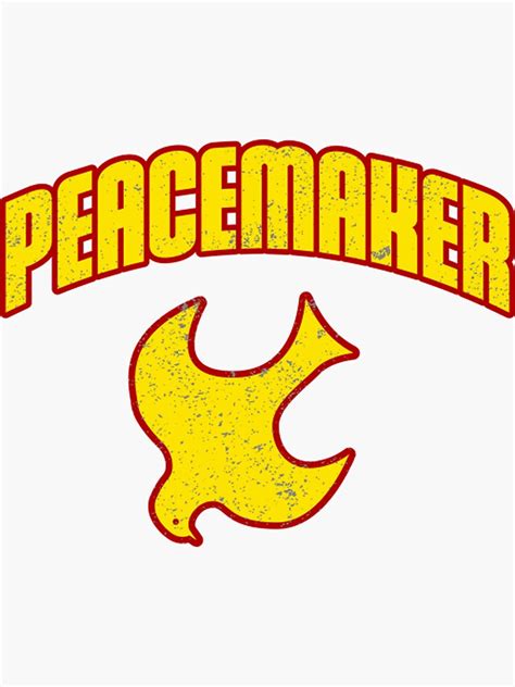 Peacemaker Sticker For Sale By Domtazcic Redbubble