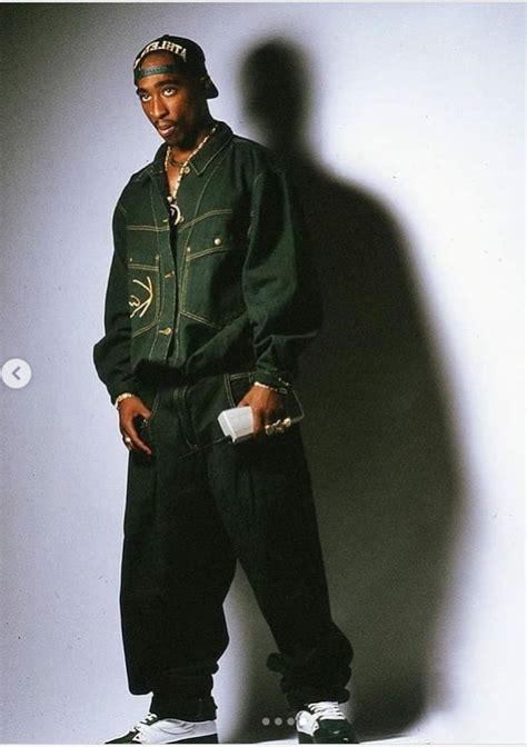 Tupac In Karl Kani Clothing