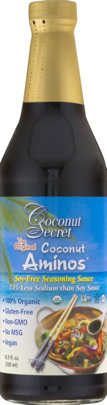 Coconut Secret The Original Coconut Aminos Soy Free Seasoning Sauce