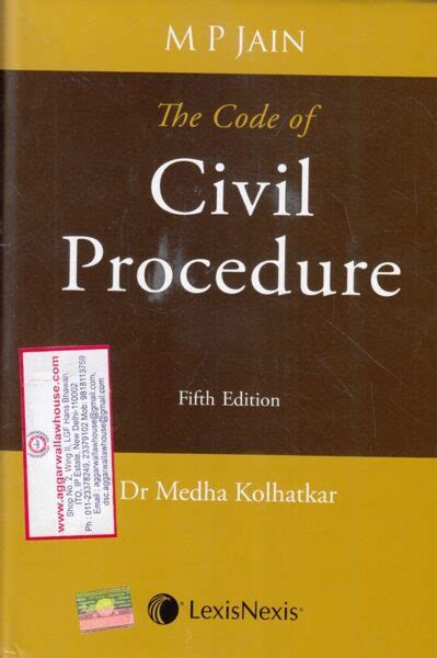 Lexis Nexis Mp Jain The Code Of Civil Procedure By Medha Kolhatkar