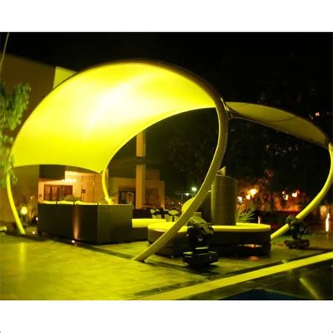 Outdoor Entrance Tensile Structure Roof Material Steel At Best Price