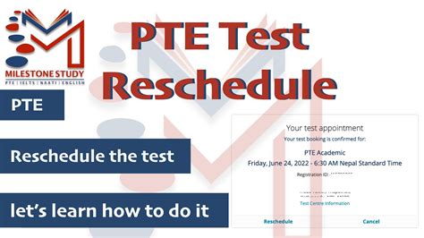 How To Reschedule Pte Test Step By Step Guide Pte Reschedule