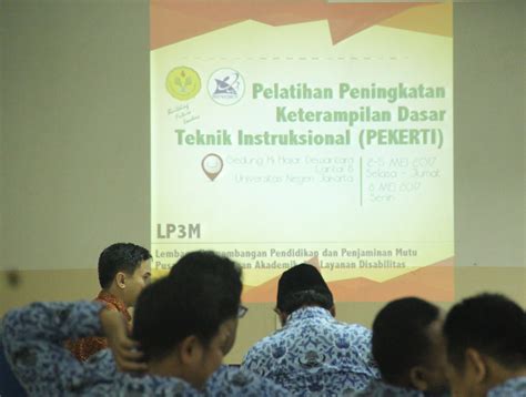 PELATIHAN PENINGKATAN KETERAMPILAN DASAR TEKNIK INSTRUKSIONAL PEKERTI