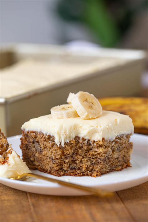 Easy Banana Cake Banana Cake Recipe Banana Cake Recipe Easy Sour Cream Recipes