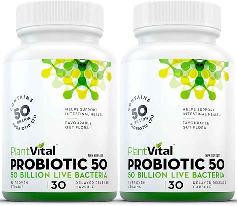 Plantvital Probiotics For Women 50 Billion Cfu 15 Bacteria Strains