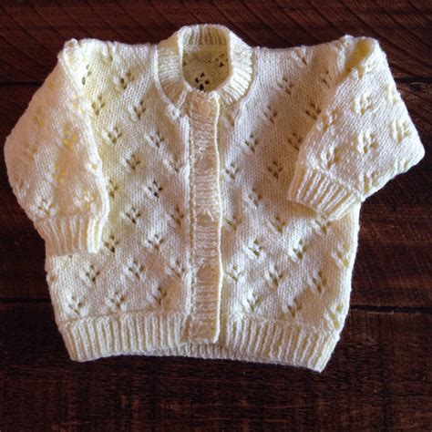 Pretty Hand Knitted Baby Cardigan Available in Choice of - Etsy