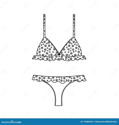 Lingerie Vector Icon Isolated On White Background Stock Vector Illustration Of Panties