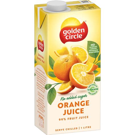 Golden Circle Orange Juice No Added Sugar Fruit Juice Oj Breakfast