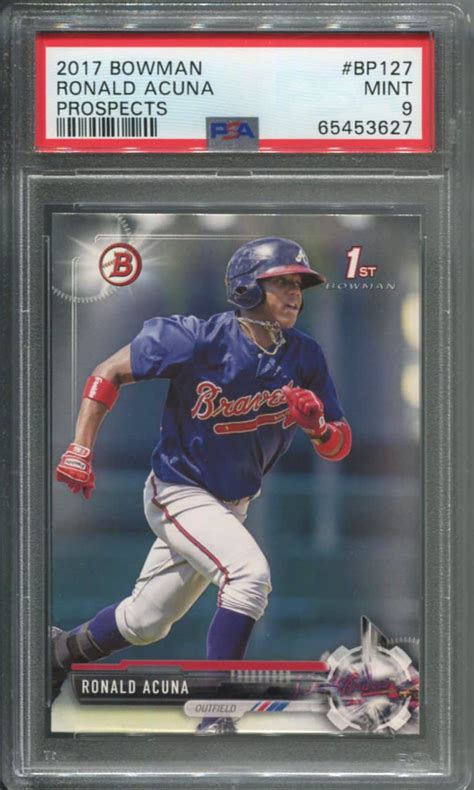 Bowman Prospects Bp Ronald Acuna Jr Rc Psa