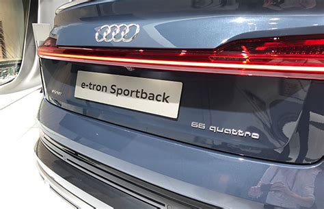 Autosalon Brussel Live Audi E Tron Sportback Paleis