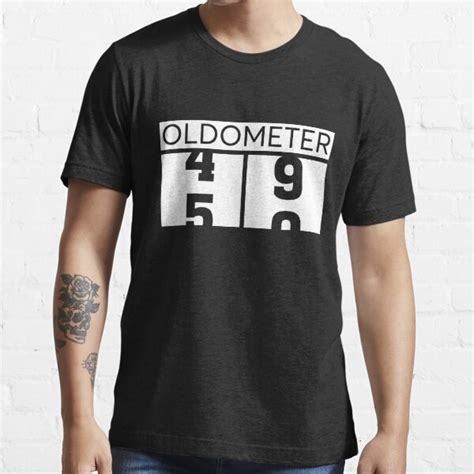 Oldometer Shirt Funny 50th Birthday Age Odometer T Shirt Great T