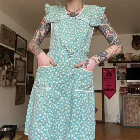 Vintage 1950s 1960s Apron Gem