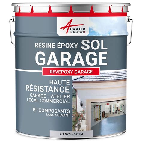 PEINTURE EPOXY SOL GARAGE REVEPOXY GARAGE 5 kg jusqu à 16 m² en 2