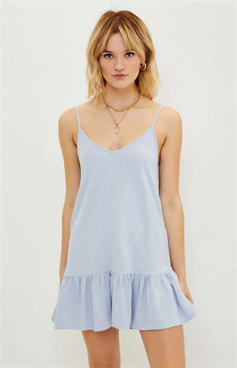 La Hearts Dropped Waist Babydoll Dress Pacsun Drop Waist Babydoll