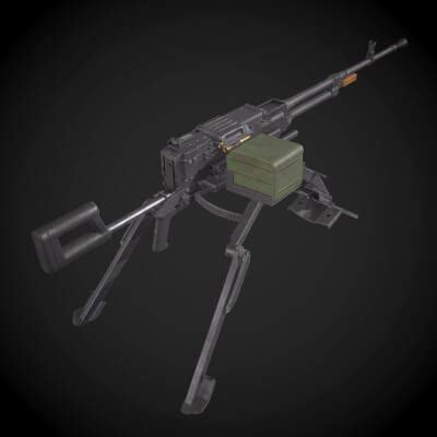 Kord Machine Gun - 3D Model by yn-delmund