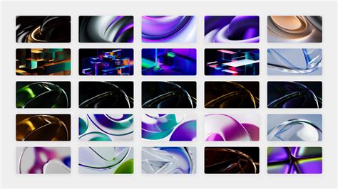 Glass Elements Wallpaper Pack Oliur