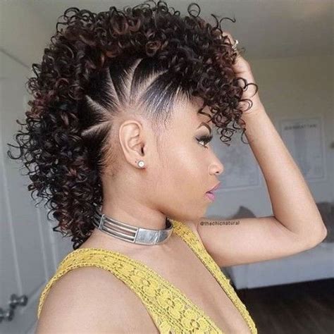 6 Favorite Medium Length Mohawk Hairstyles For Black Women