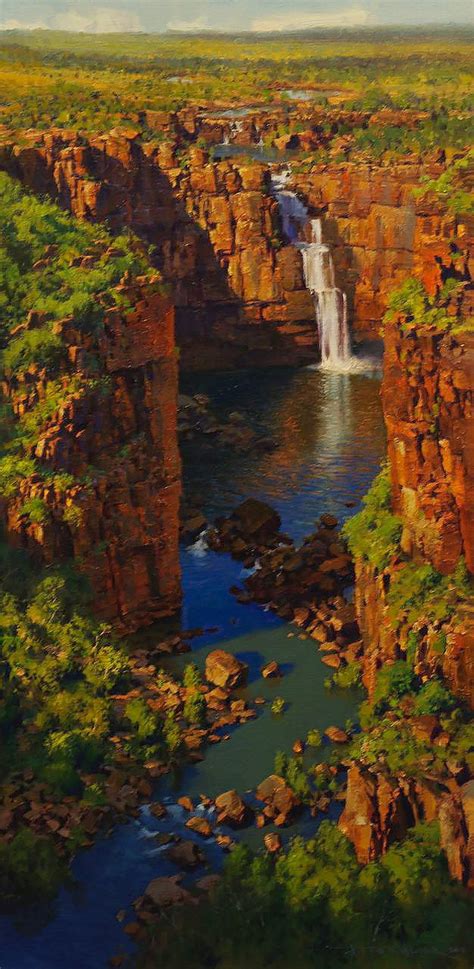 Andrew Tischler's Kimberley Waterfalls Paintings - True North Adventure ...