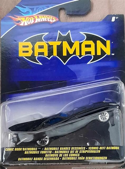 Hot Wheels Batman Comic Book Batmobile Escala 1 50 Universo Hot Wheels