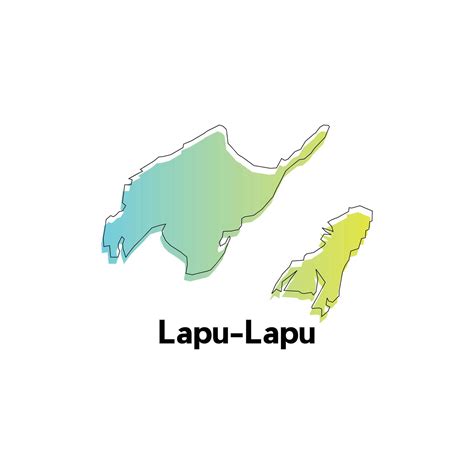 lapu lapu map city administrative division  philippines country