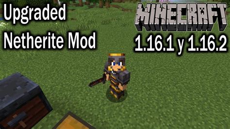 Netherita Mejorada Upgraded Netherite Mod Minecraft Youtube