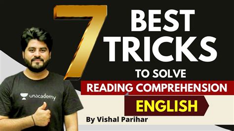 Best Tricks To Solve Reading Comprehension English By Vishal