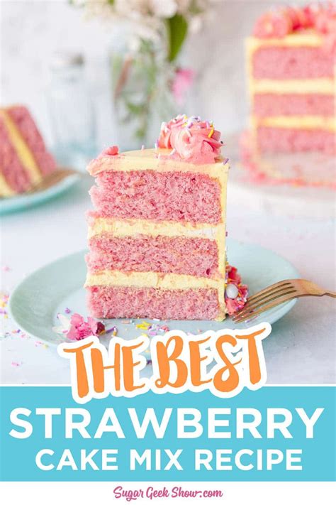 This Is The Easy Way To Take A Box Of Strawberry Cake Mix And Make It