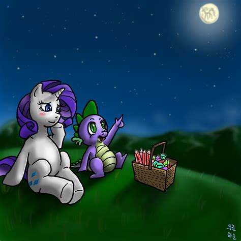 Spike and Rarity by mrs1989 on DeviantArt