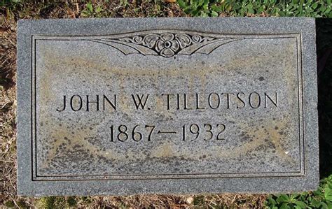 John William Tillotson 1867 1932 Mémorial Find A Grave