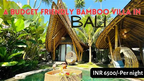 Bamboo Villa Bali Cheapest Bamboo Villa In Bali Bamboo Villa Ubud