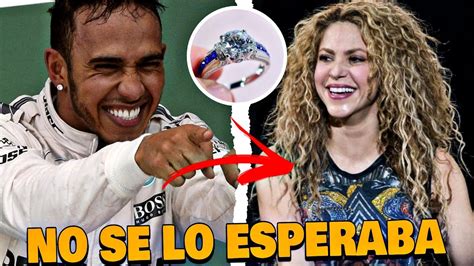 Lewis Hamilton Conquista A Shakira Con Un Gestor De Amor Y